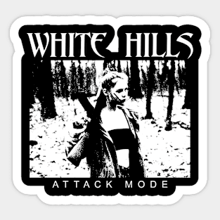 White Hills Attack Mode Sticker